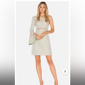 Elliatt Revolve one shoulder cut out dress NWT